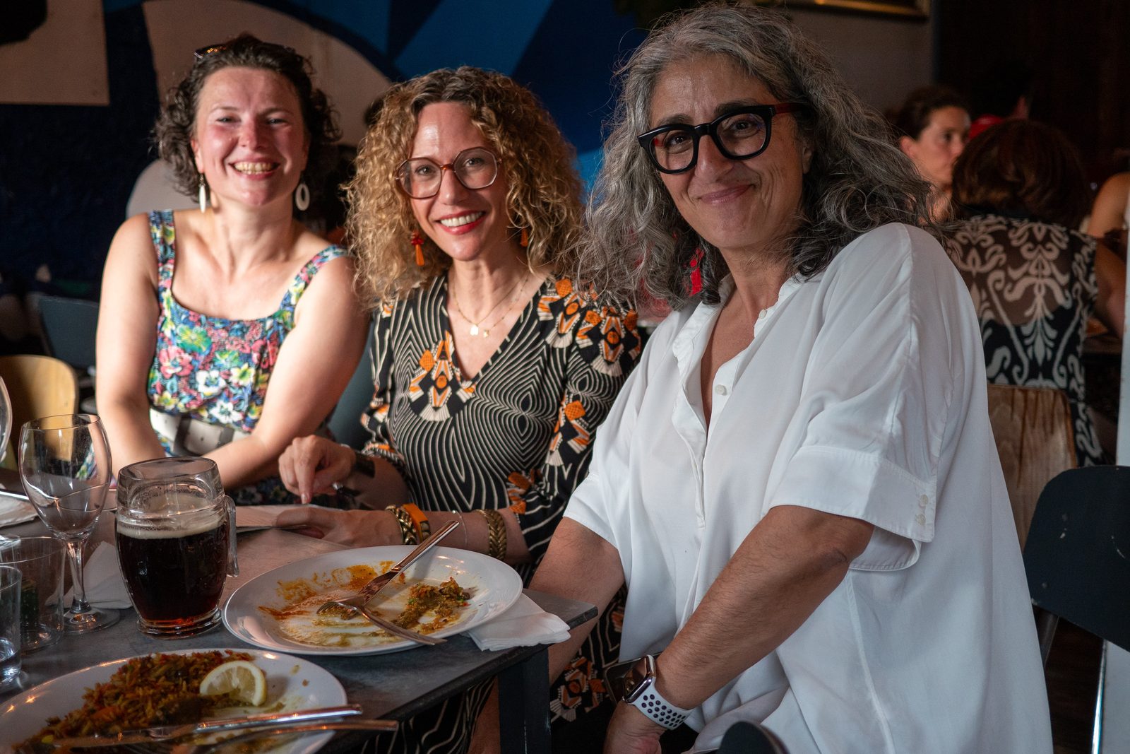 Social dinner at the Badeschiff