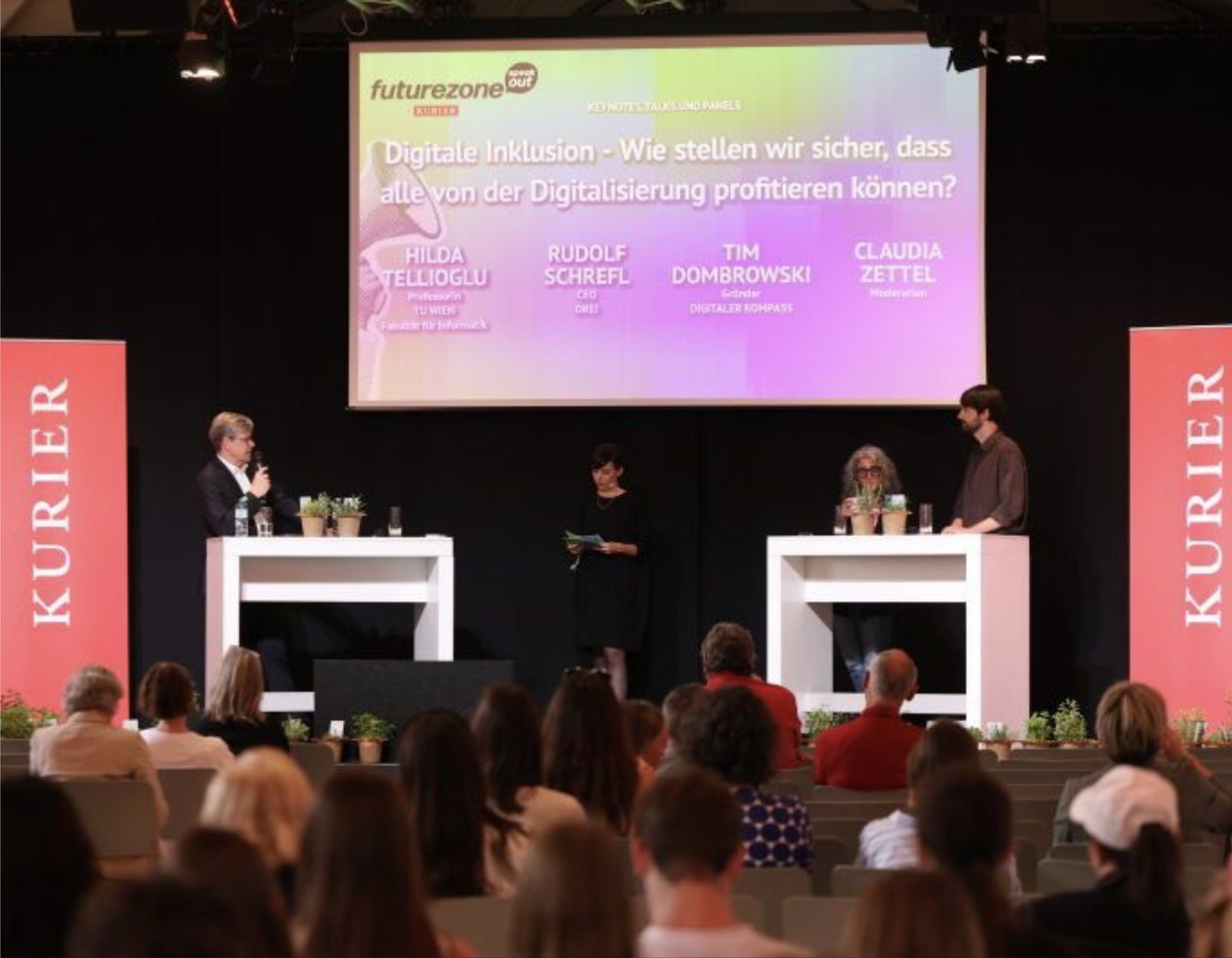 Panel on digital inclusion on the SPEAK OUT 2025 main stage